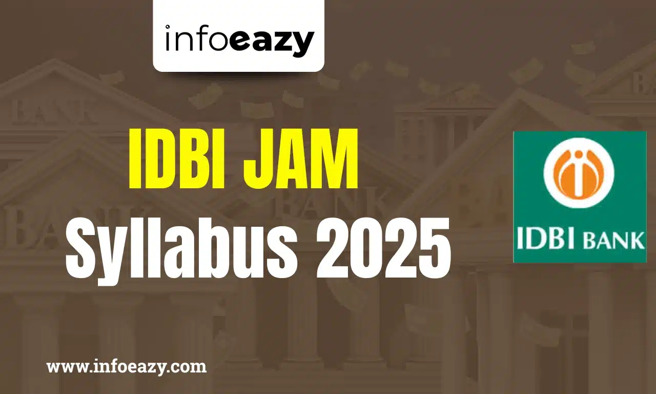 IDBI JAM Syllabus 2025