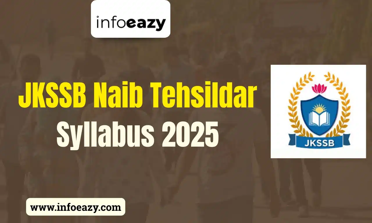 JKSSB Naib Tehsildar Syllabus 2025