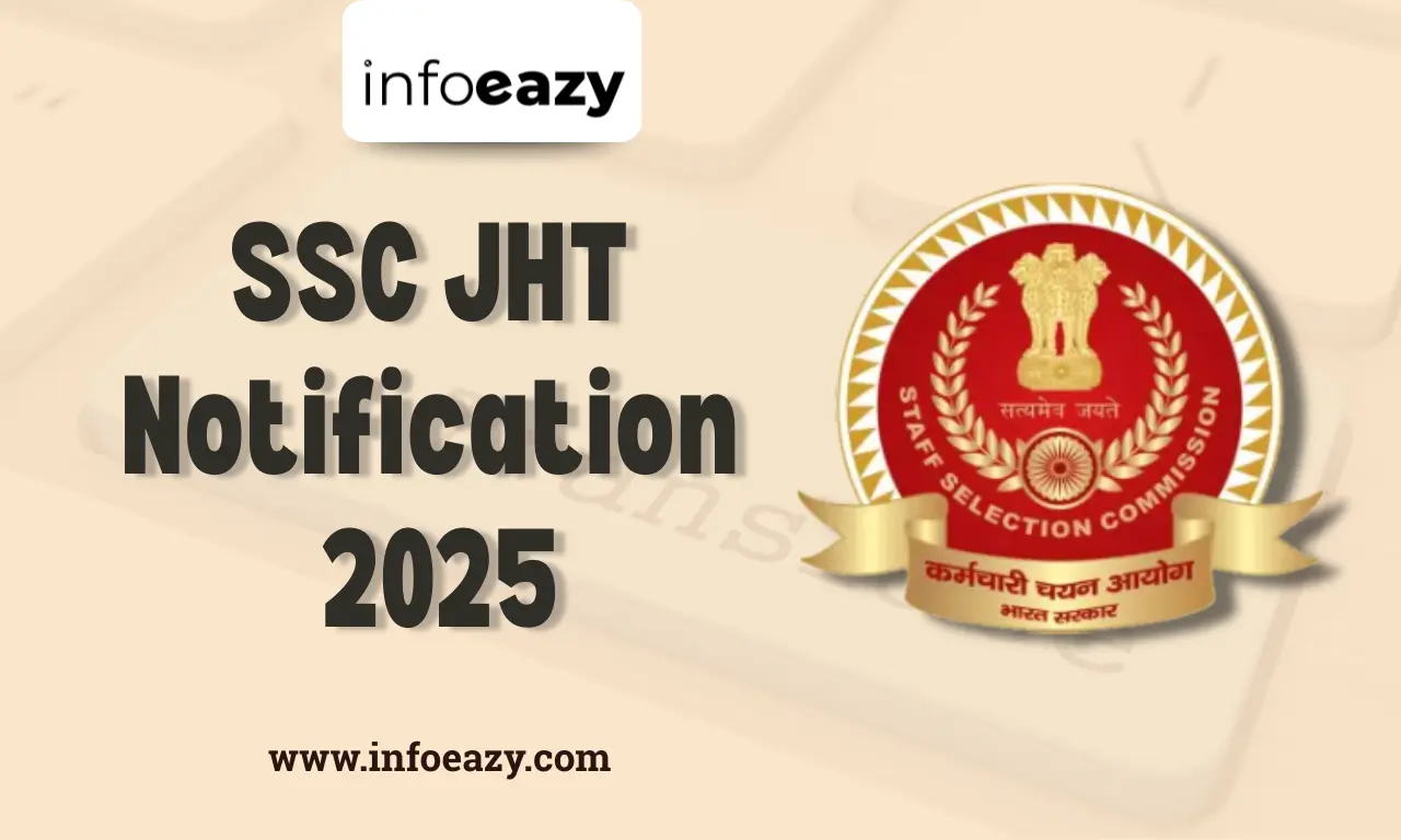 SSC JHT Notification