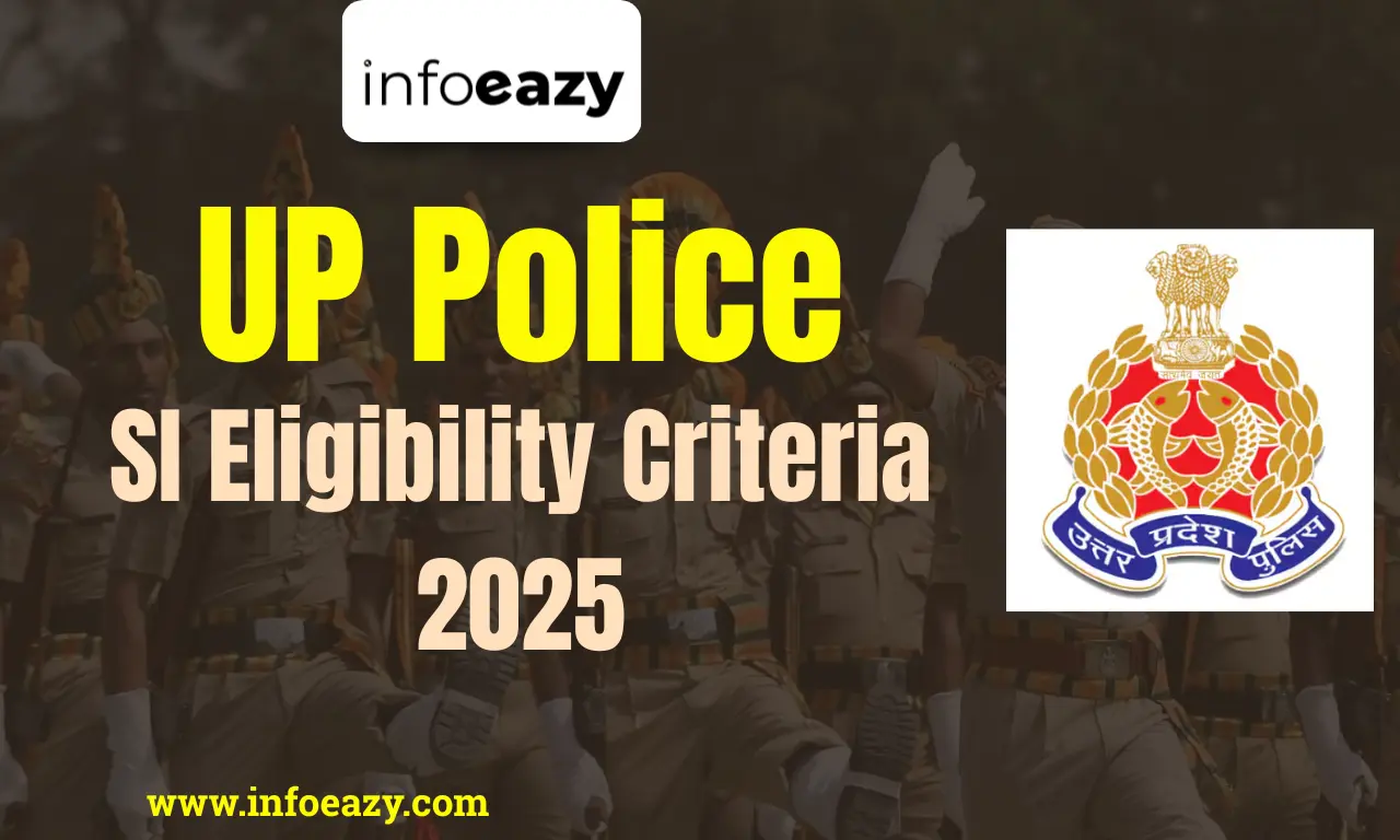 UP Police SI Eligibility Criteria 2025
