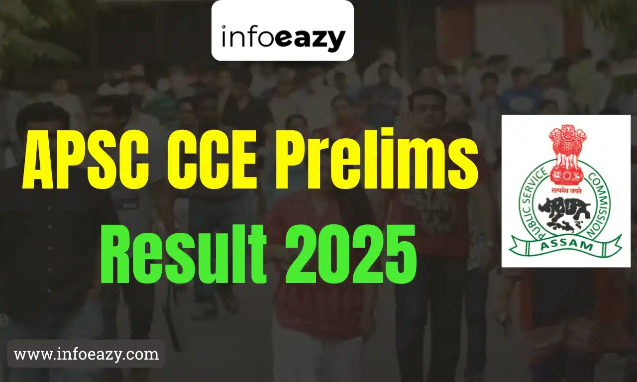 APSC CCE Prelims Result 2025