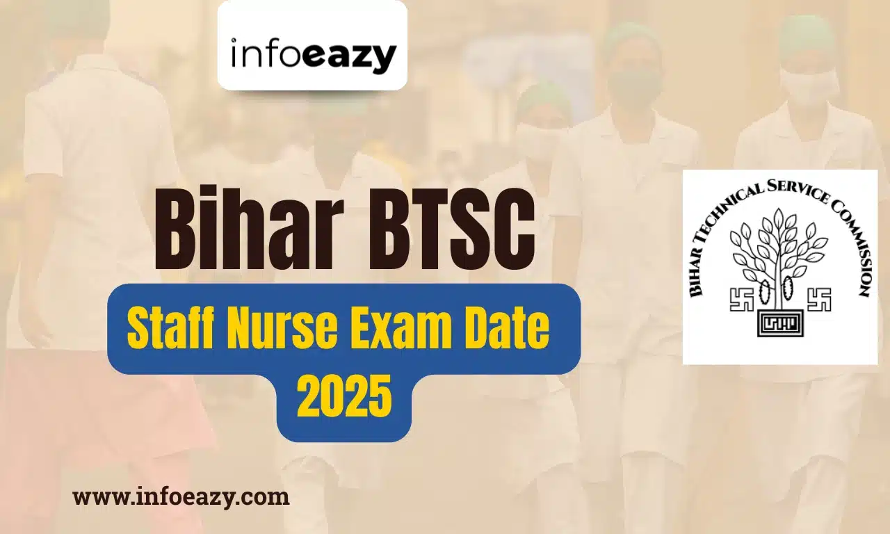 Bihar BTSC Staff Nurse Exam Date 2025