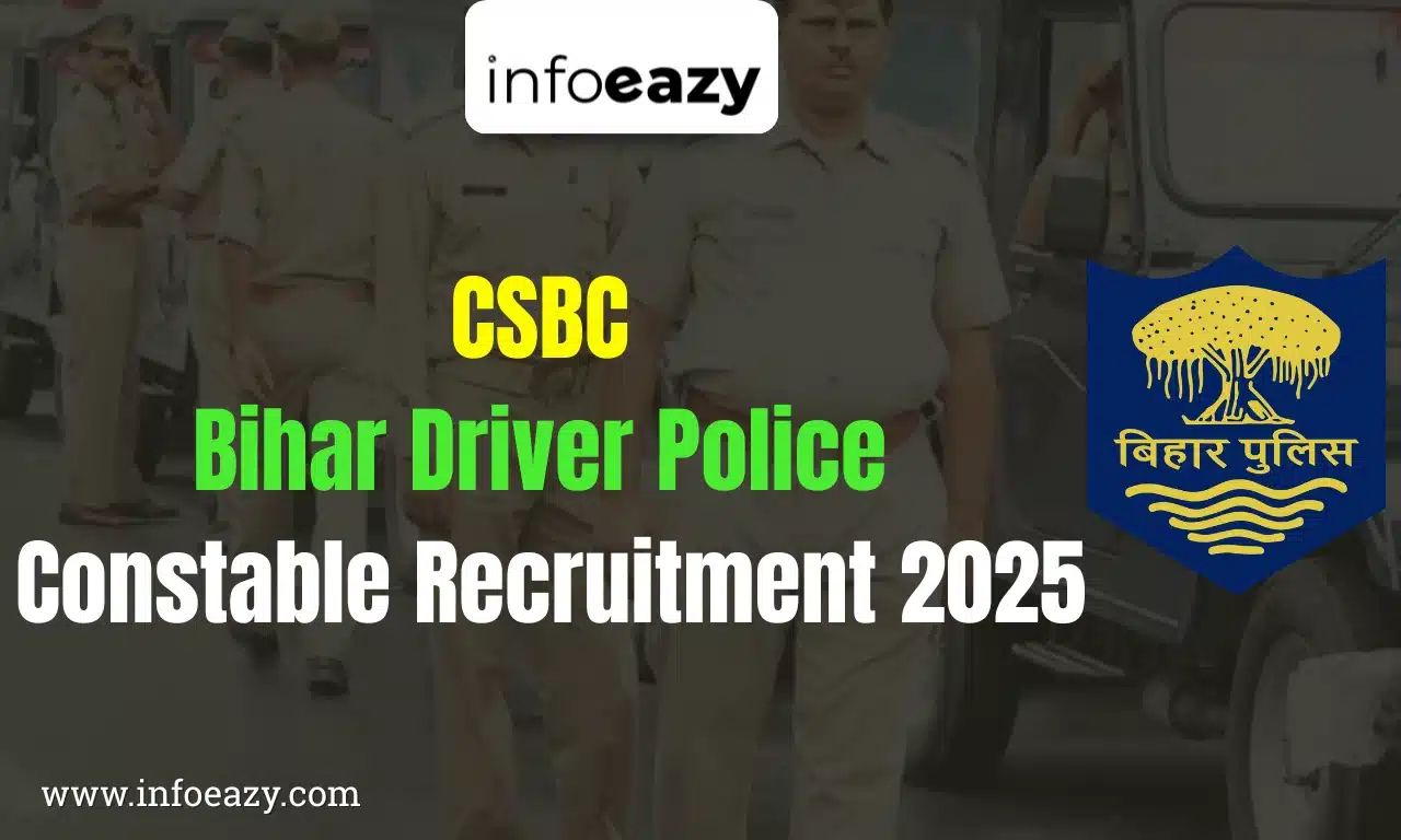 Bihar Police Constable Driver Recruitment 2025