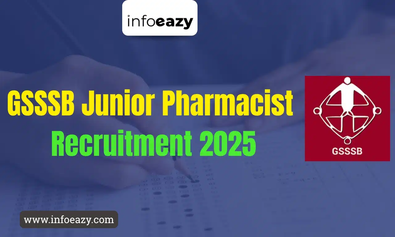 GSSSB Junior Pharmacist Recruitment 2025