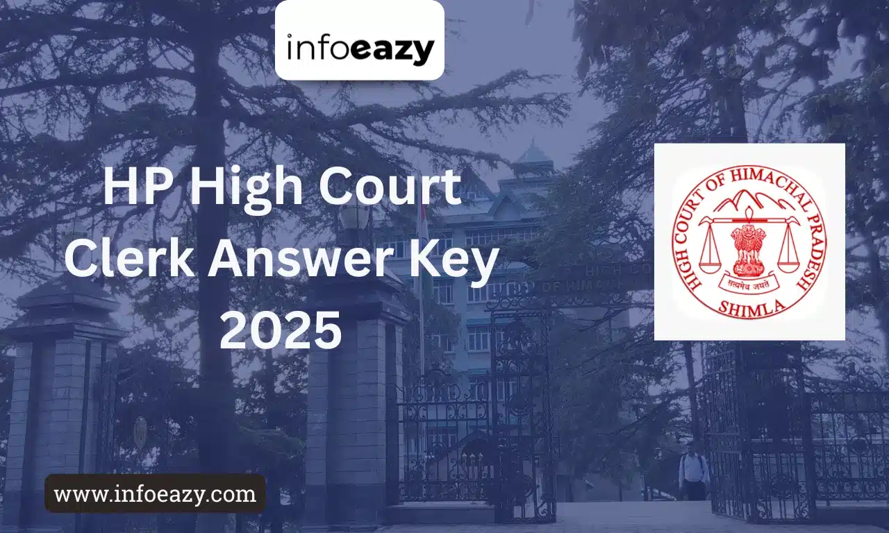 HP High Court Clerk Answer Key 2025