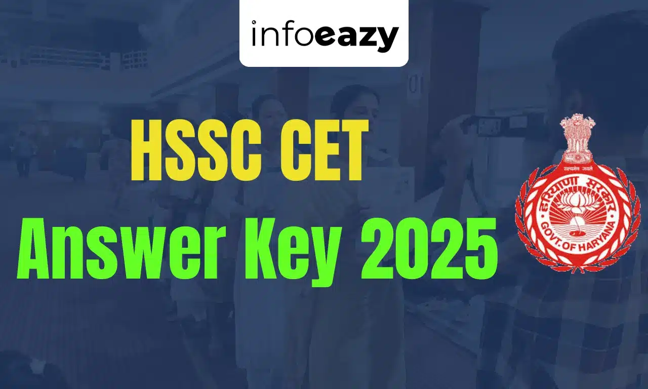 HSSC CET Answer Key 2025