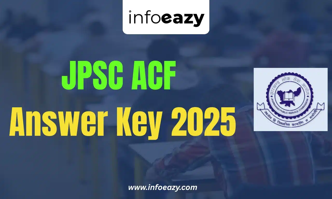 JPSC ACF Answer Key 2025