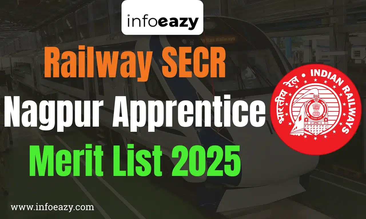 Railway SECR Nagpur Apprentice Merit List 2025