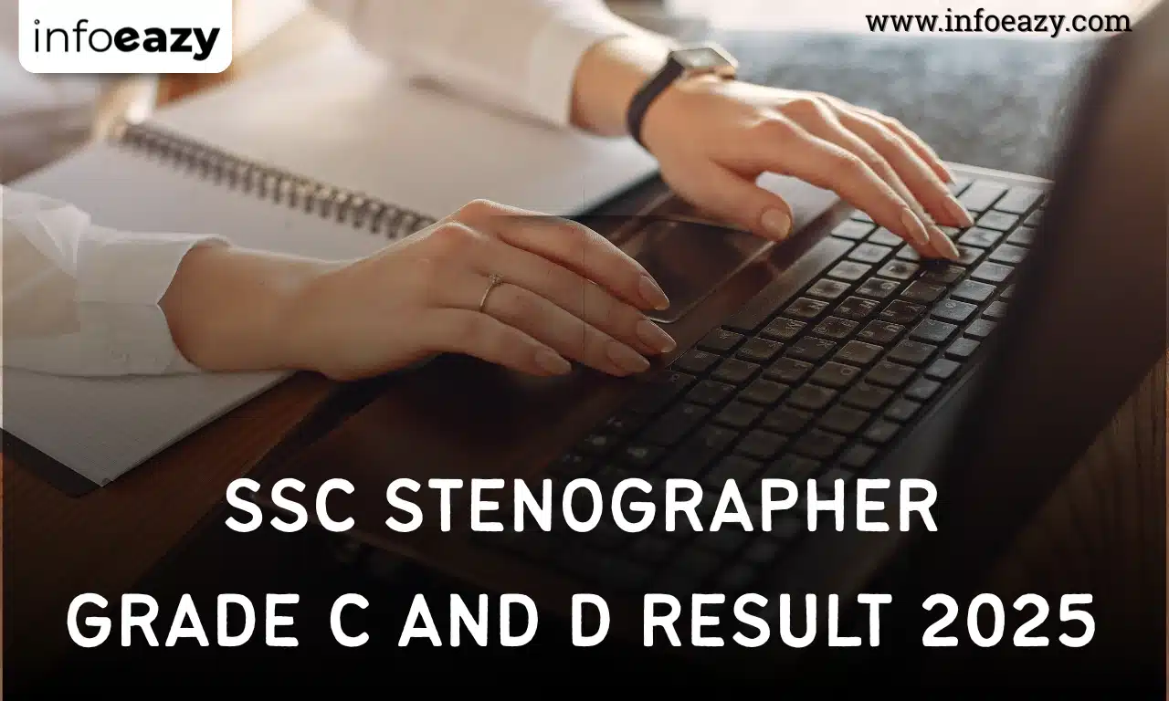 SSC STENOGRAPHER GRADE C AND D RESULT 2025