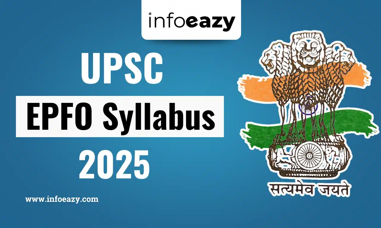 UPSC EPFO Syllabus 2025
