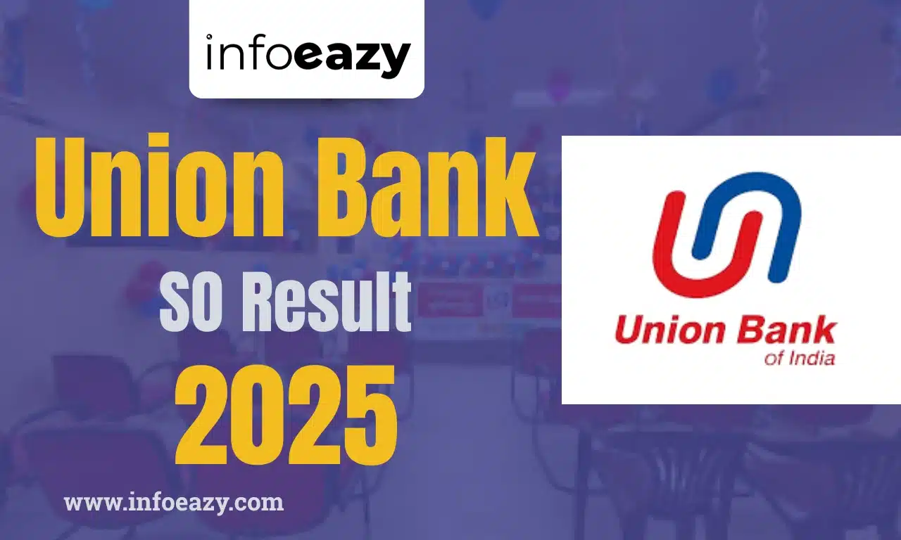 Union Bank of India SO Result 2025