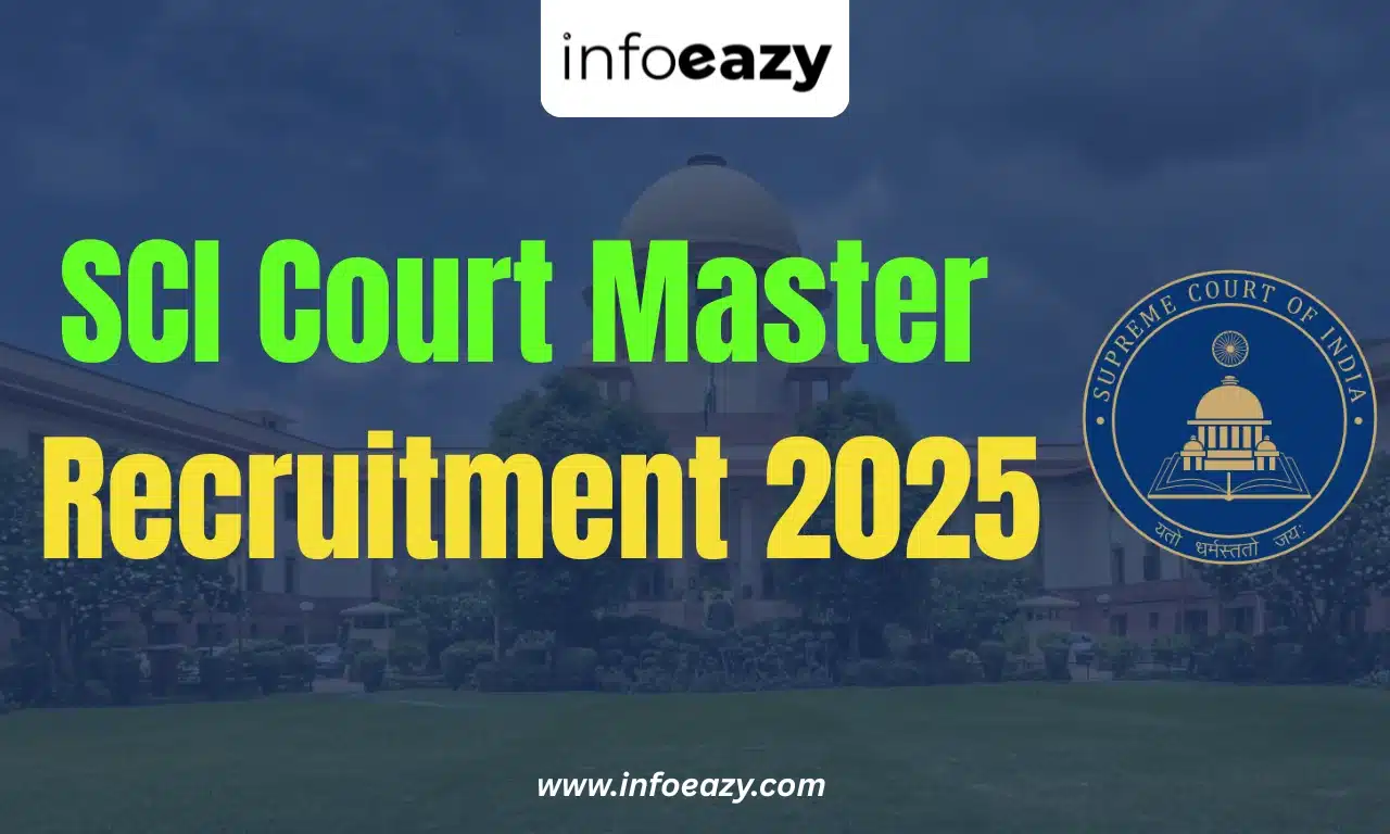 SCI Court Master Recruitment 2025
